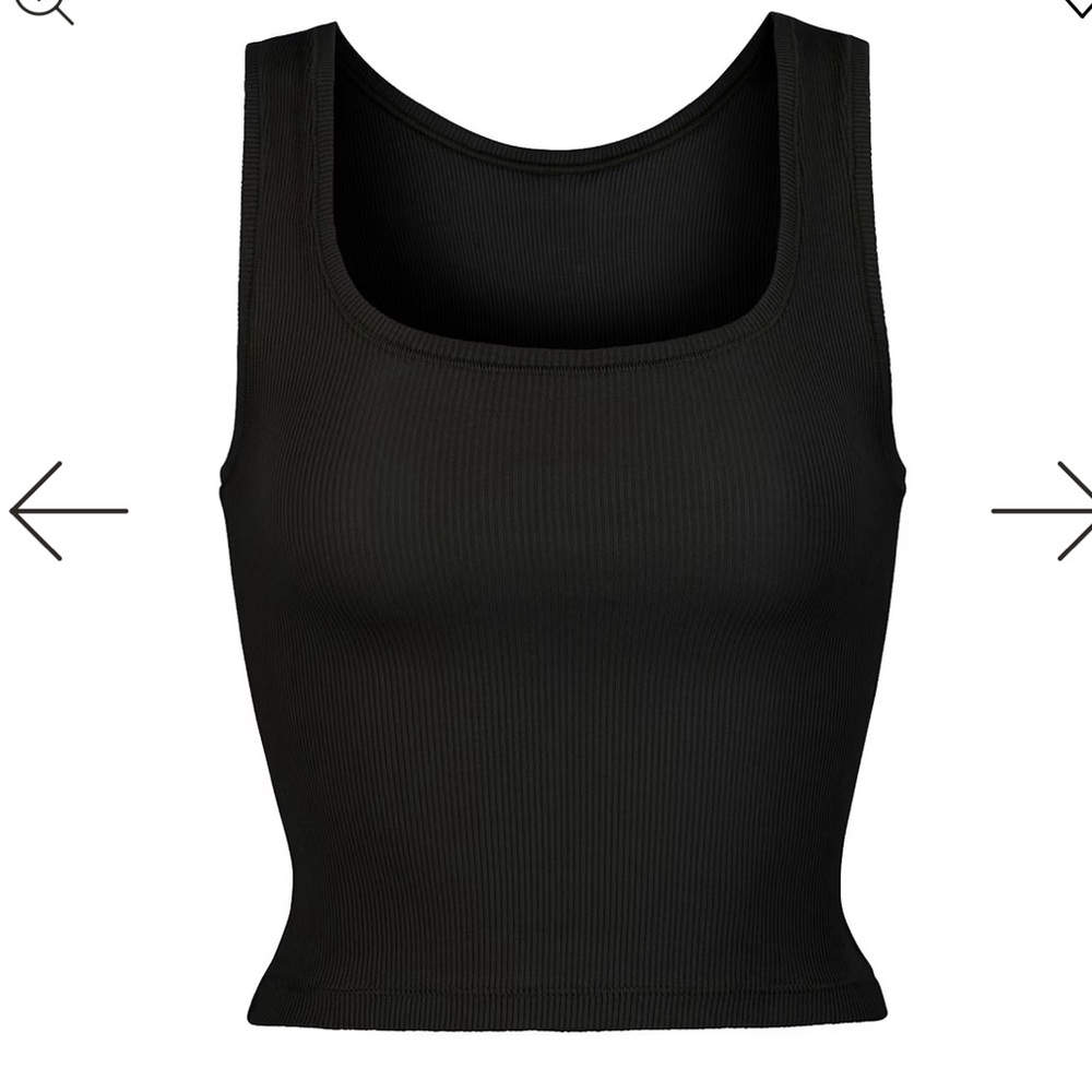 SKIMS Cotton Rib Tank Small NWT